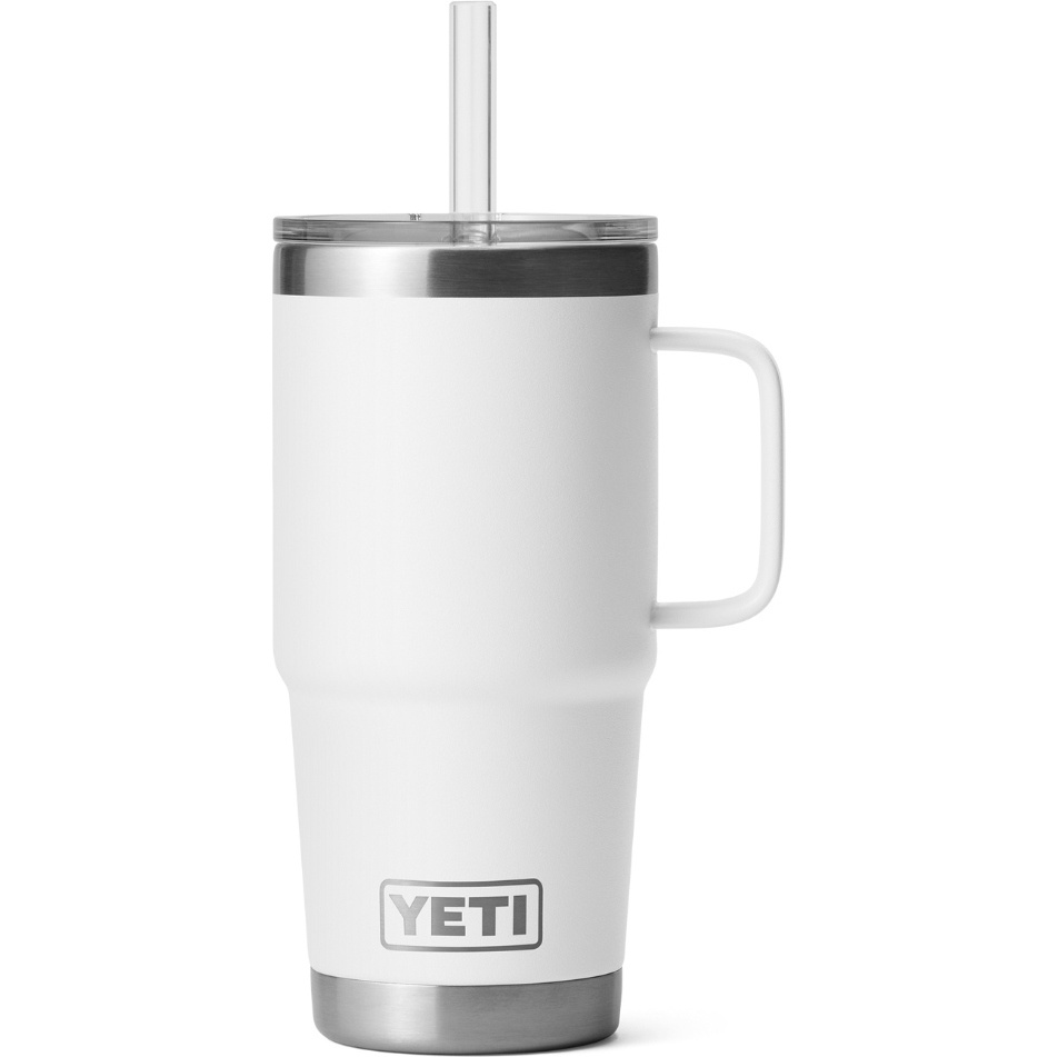 2025 YETI Rambler ® 25 OZ Strohhalm Becher 70000002295 - White